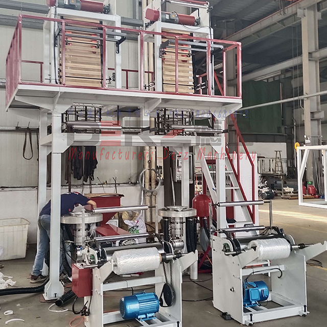 Double Die-head Film Blowing Machine