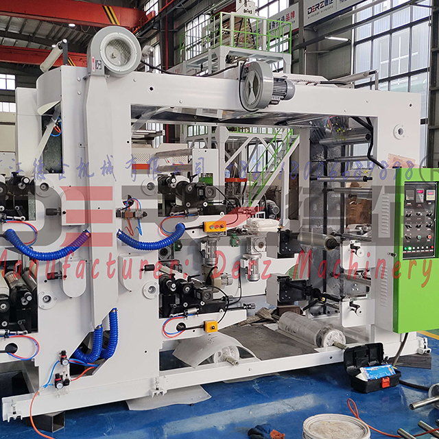 Stack Type Four-Colors High Speed Flexographic Prnting Machine