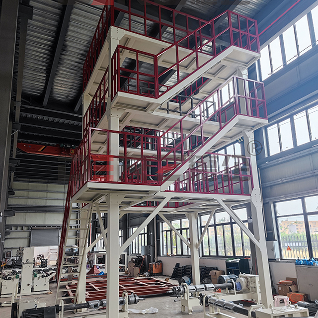 Three-layer Co-extrusion Film Blowing Machine