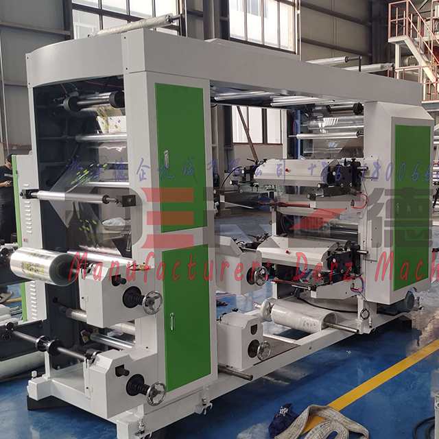 Stack Type Four-Colors High Speed Flexographic Prnting Machine
